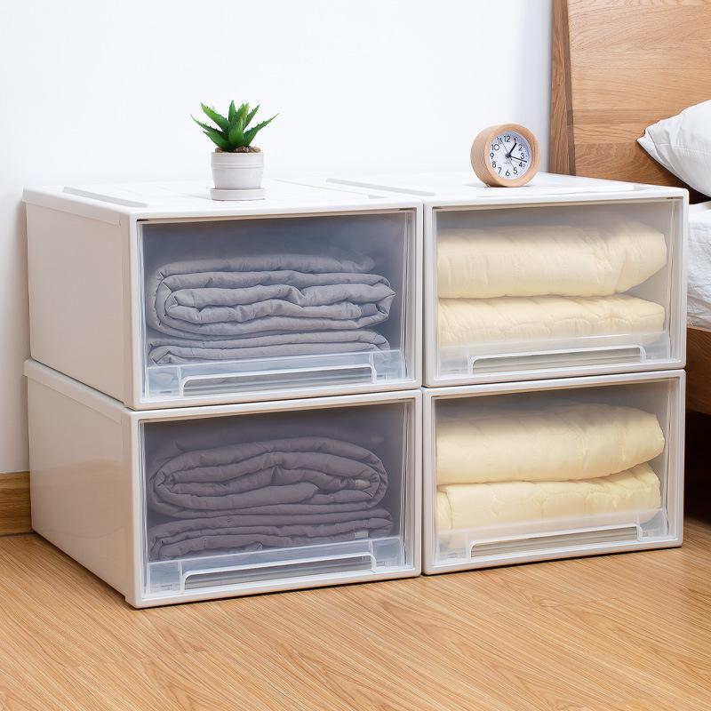 Пластиковые органайзеры для ящиков шкафа для одежды и одеял