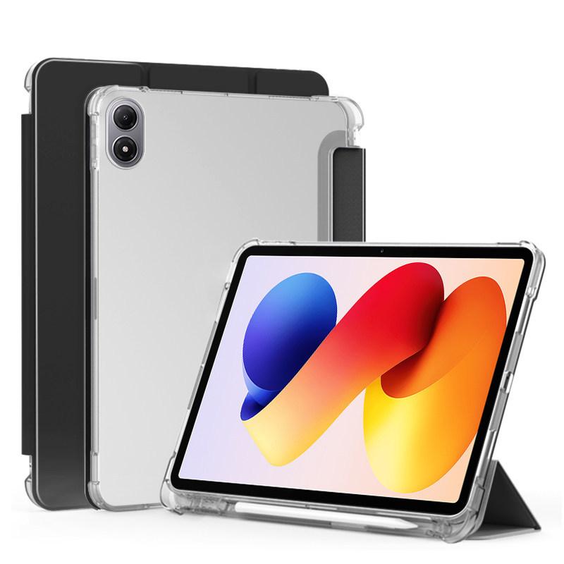 Case For Redmi Pad 2 Pro 12.1-inch , With Pen Holder, Transparent Back Cover