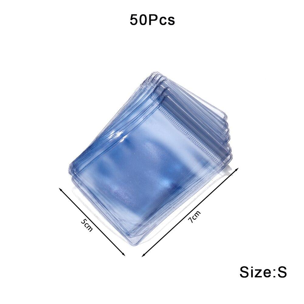 10/20/30/40/50 шт., антиокислительные ювелирные изделия, прозрачная книга для хранения, маленькая пластиковая подарочная упаковка для ювелирных изделий, сумка для ожерелья, сумка для демонстрации