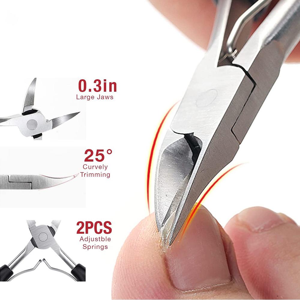 Кусачки для ногтей для толстых ногтей, острые, прочные, для мужчин и женщин