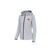 Li Ning National Team Series Solid Color Waterproof Breathable Sweat-Wicking Hooded Windbreaker Women Outerwear Dove-Gray AFDU318-2