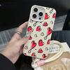 Роскошная цепочка-шнурок на телефон в форме сердца, чехол для iPhone 15 16 17 Pro Max 14 13 12 11 Pro X 11 Plus, ударопрочный, лазерный, силиконовый Funda