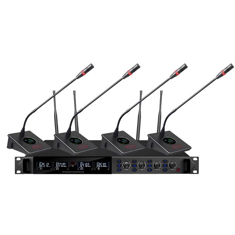 Lingxida 4-Channel Wireless Microphone System (CN version)