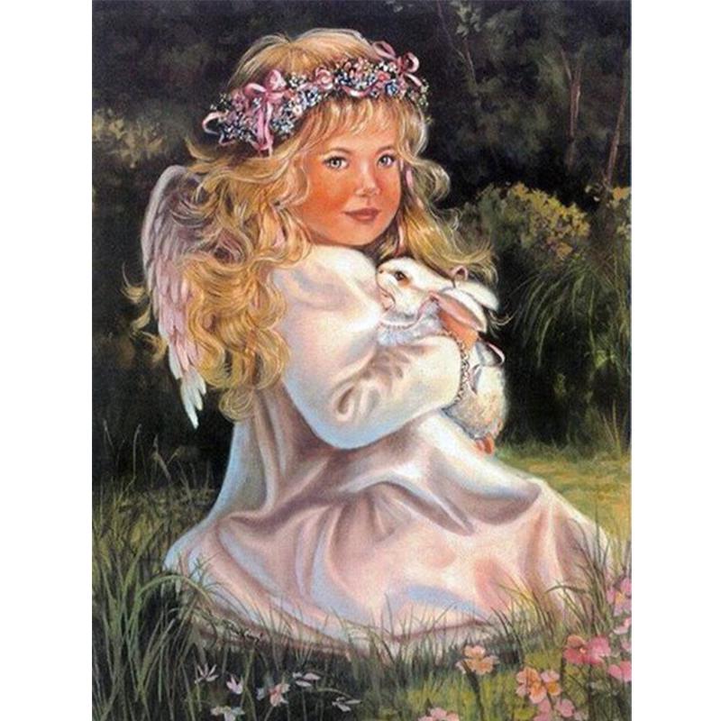 5D Алмазная картина Религии Серия Ангел Младенец Христос Алмазная вышивка Домашний декор