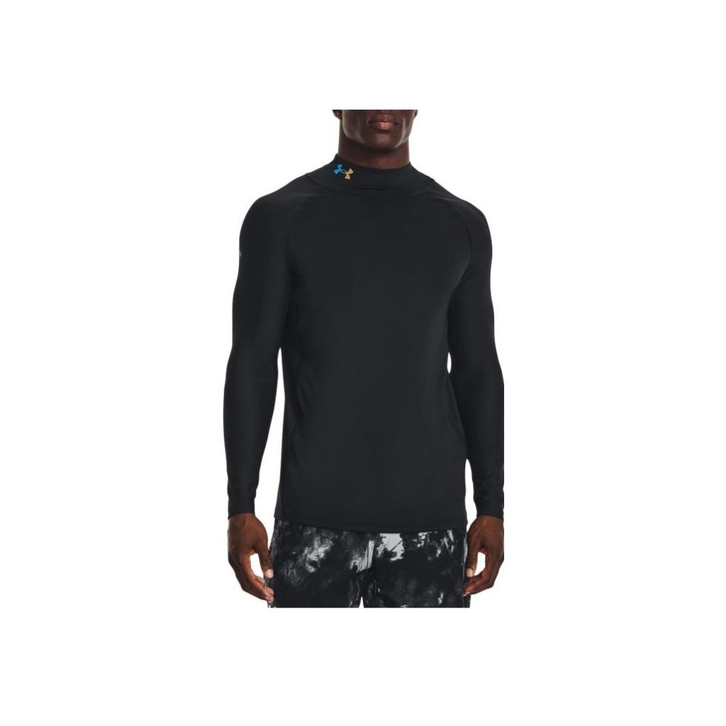 Under Armour Solid Color Logo Embroidered Fitted T-Shirt Men Tops Black 1373807-001