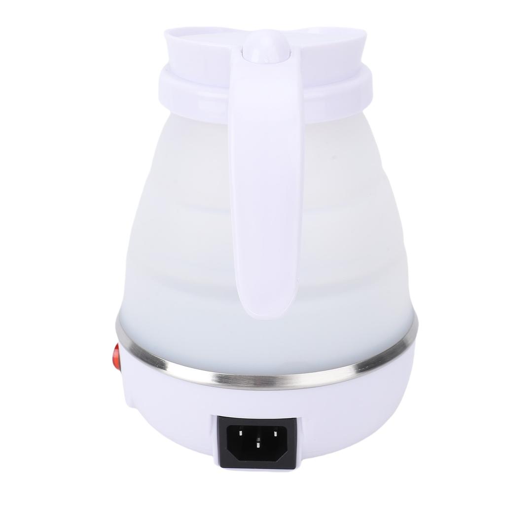 600W Foldable Electric Kettle 600ml Portable Efficient 6 Min Fast Boiled Safe for Travel Camping