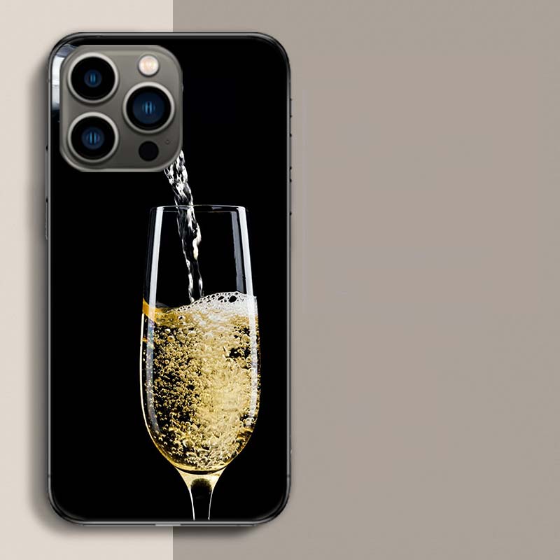 Откройте шампанское, чтобы отпраздновать Чехол для телефона Для Iphone 17 Air 15 Pro 14 Plus 16 Pro Max 12 13 Mini 11 16E X XS Чехол Милый Fundas