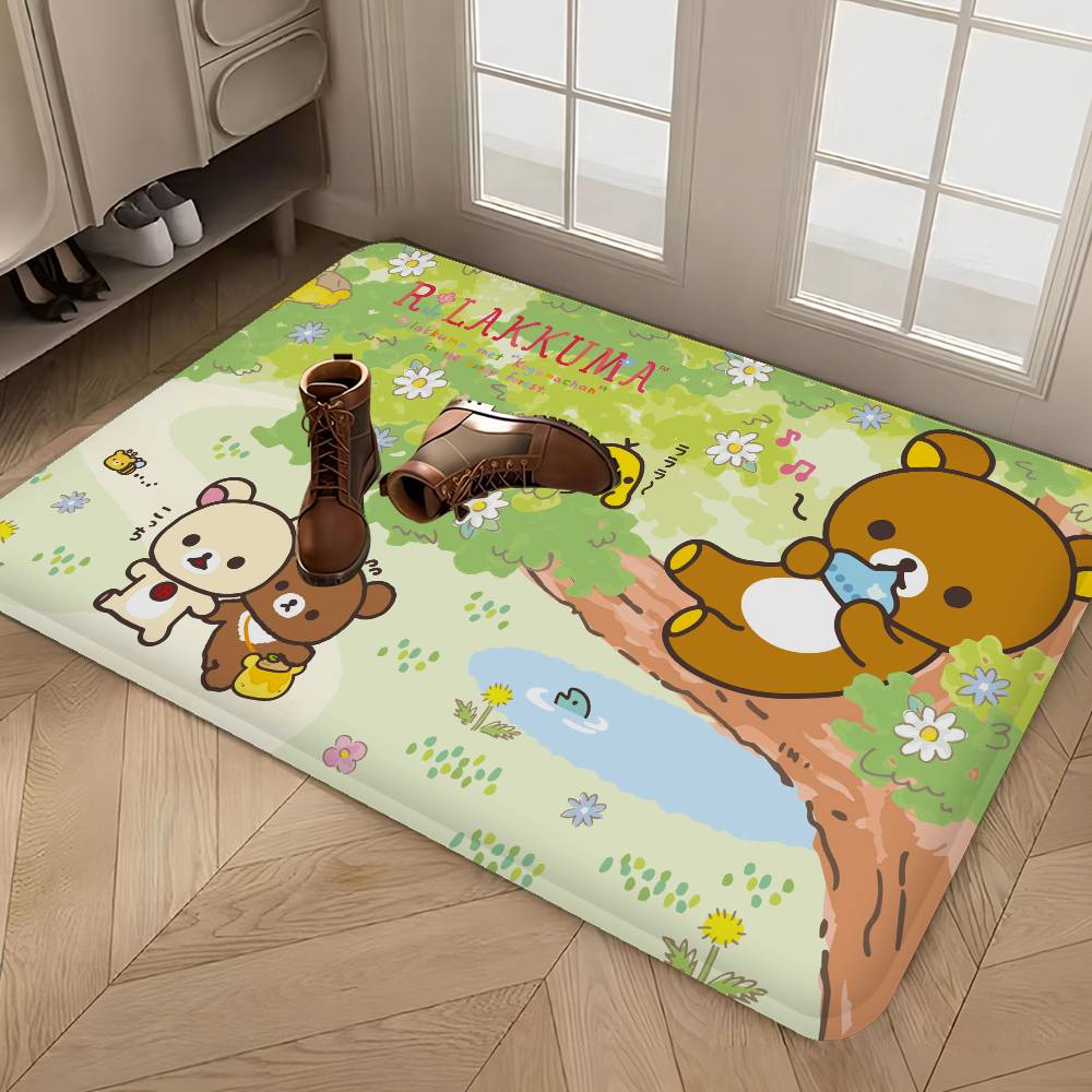 Cartoon R-RilakkumaS Floor Carpet Nordic Style Home Doormat Bathroom-Toilet Mats Bedroom Hotel Decor Mat