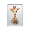 Radosna Żyrafa Z Dżungli Radosna Żyrafa Z Dżungli, 50X70 Cm, Bez Ramy, Płótno Premium Na Blejtramie