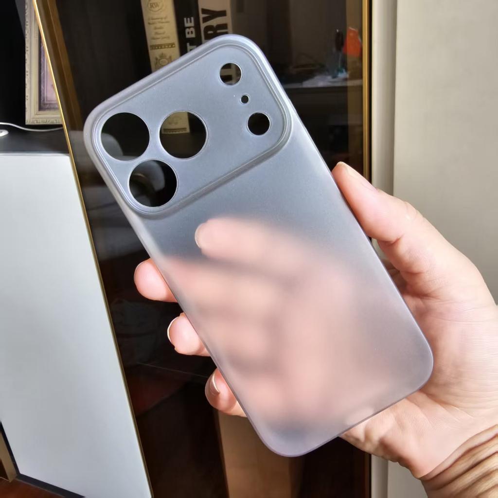 Ультратонкий матовый чехол для Apple iPhone 17 Pro Max Оранжевый цвет Чехол iphone17 Pro 17Pro 17ProMax iphone Air Ударопрочный чехол