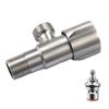 1/2 Essential Metal Angle Stop Valves 304 Stainless Steel Valves Shut Off Solution Perfect for Kitchen Bathroom Toilet