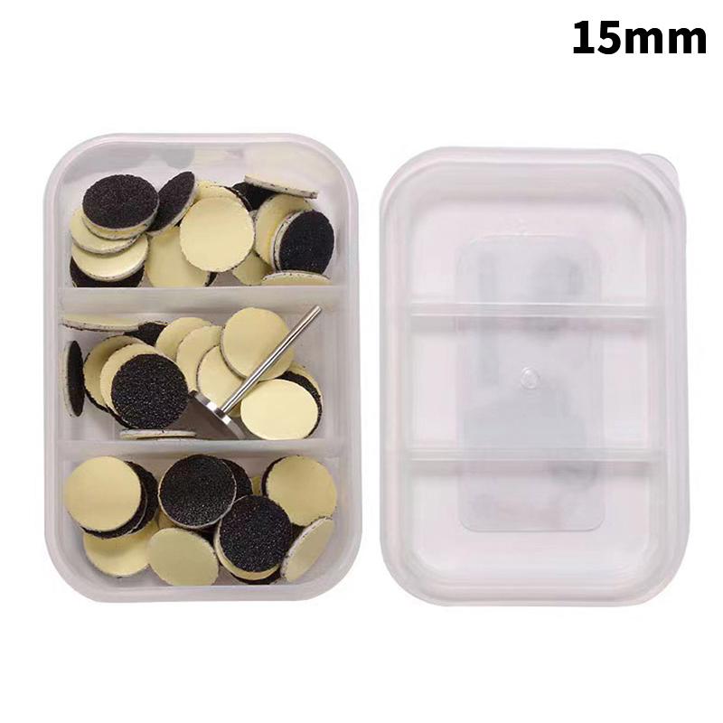 60 шт., шлифовальный диск для наждачной бумаги, электрические шлифовальные напильники для шлифовки омертвевшей кожи ног