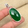 Green Onyx Gemstone Solid 925 Sterling Silver Handmade Designer Jewelry Pendant