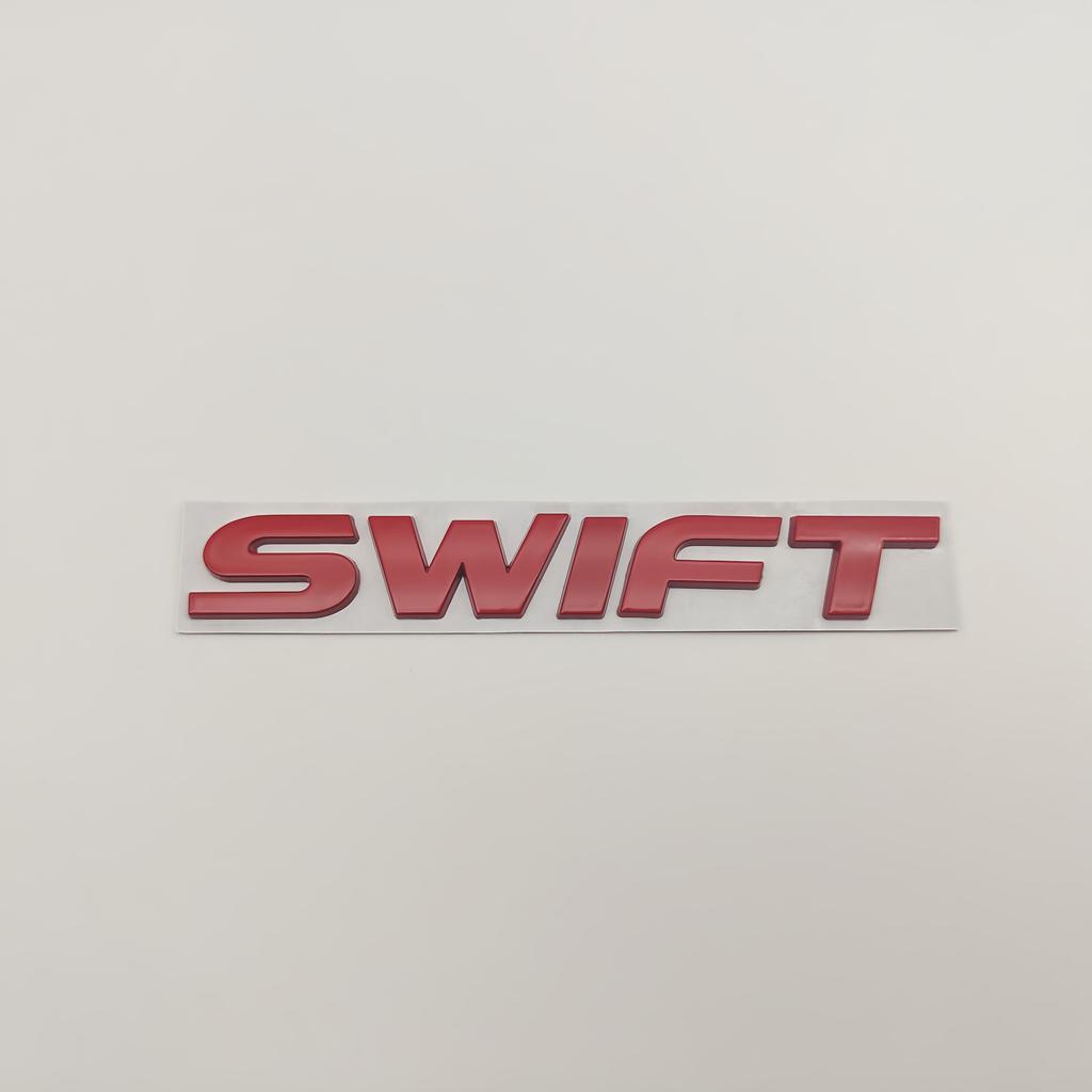 1 шт. 3D Металлическая наклейка-значок 'Swift', эмблема-логотип на задний багажник автомобиля для Swift