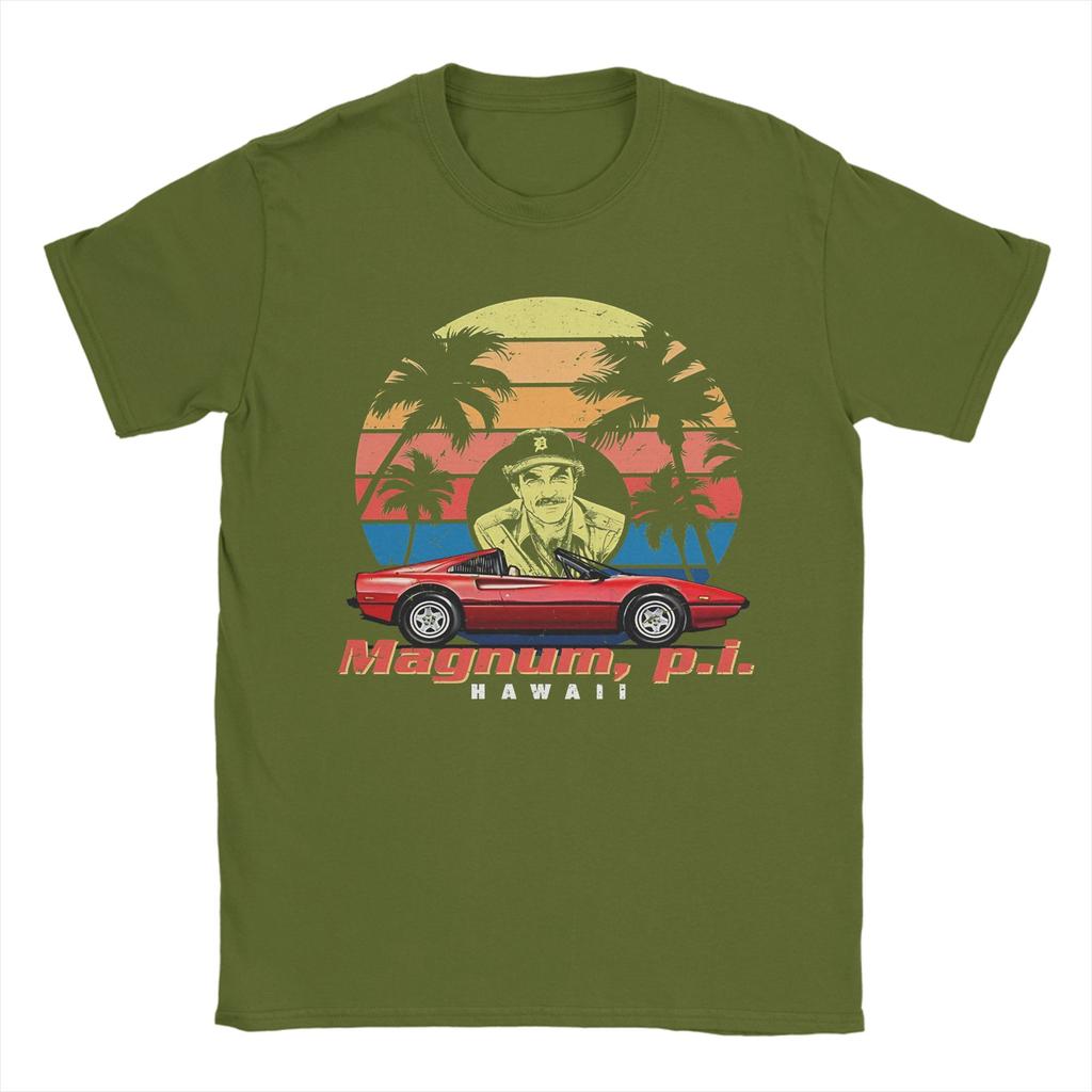 Magnum PI TShirt Unisex Humor Cotton Tees Round Collar Short Sleeve T Shirt Summer Clothing