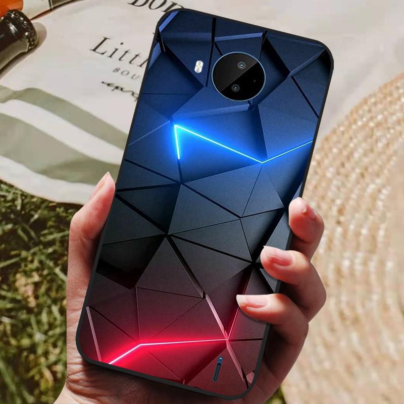 Для Nokia C20 Чехол Мягкий ТПУ Силиконовый Мультяшная Задняя Крышка для Nokia C20 Plus Чехлы для Телефона ТПУ Черный Бампер для NokiaC20 C 20 Plus