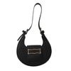 Versatile Fashion Pu Leather Crescent Bag With Zipper Ideal For Everyday Use