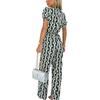 AX Paris Womens/Ladies Geometric Pattern Belted Jumpsuit