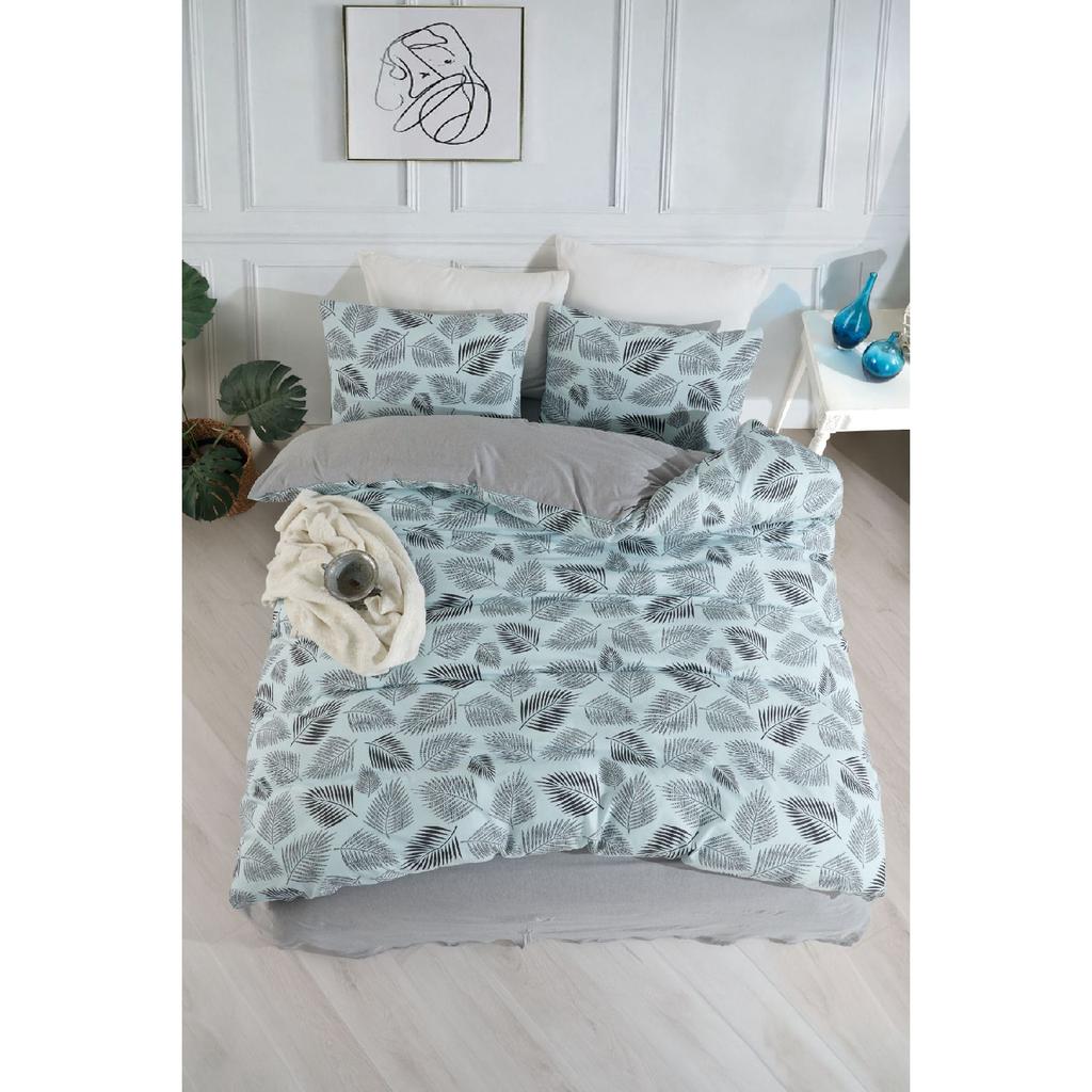 Двойной комплект пододеяльников с цветочным принтом, легко гладится