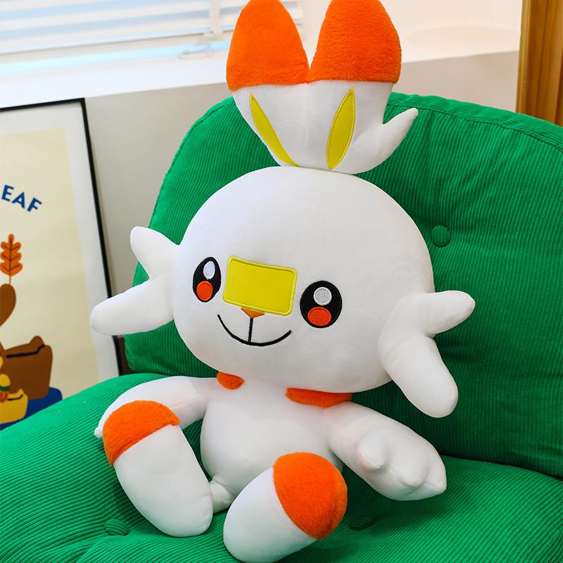 Кукла Покемон огненный кролик плюшевая игрушка эльф подушка для метания