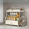Kitchen Spice Storage Rack Kitchen Shelf Multi-layer Storage & Organization Countertop Spice Tool Carrier Accessories