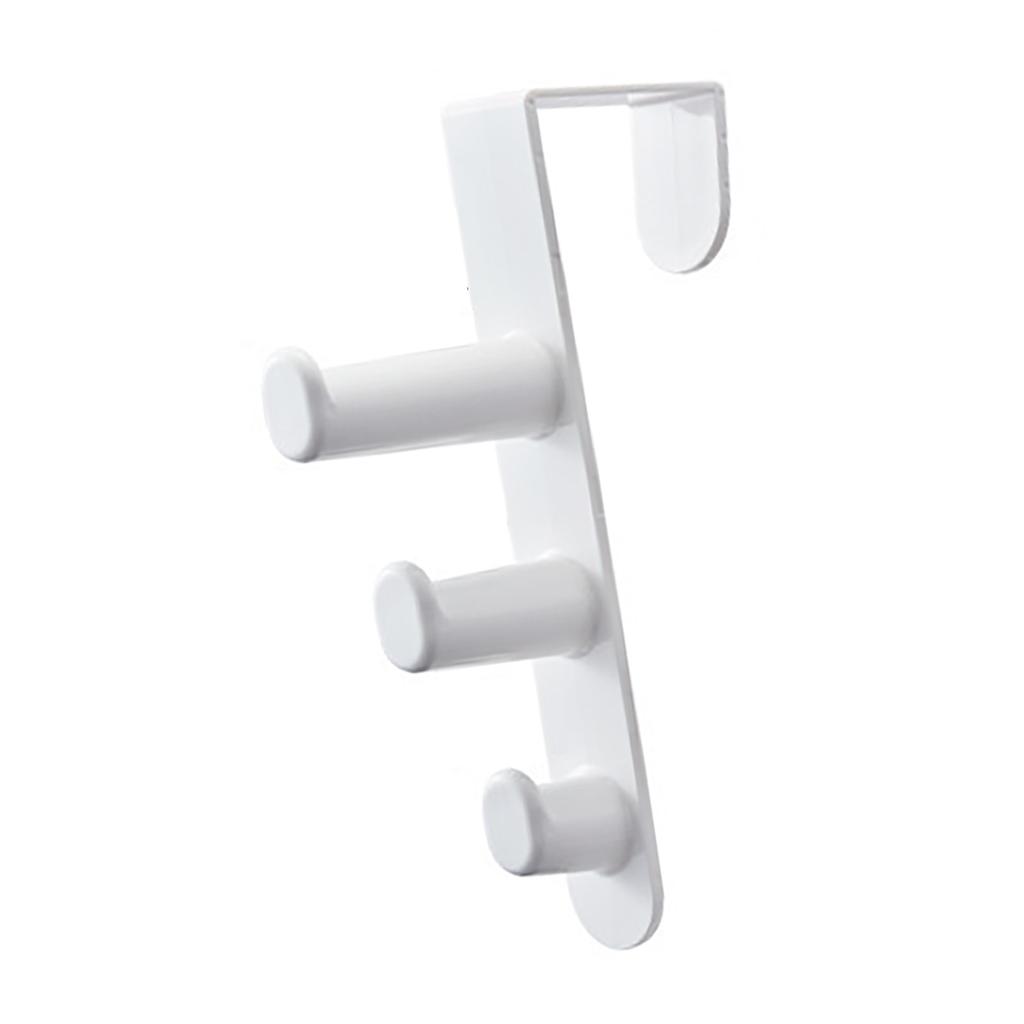 Дверной крючок без сверления, экономия места над дверью, вешалка для полотенец, вешалка для полотенец для спальни, ванной комнаты