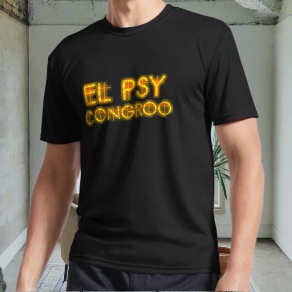 New Steins Gate El Psy Con Active Logo Men's Black T shirt Funny Size S to 5XL