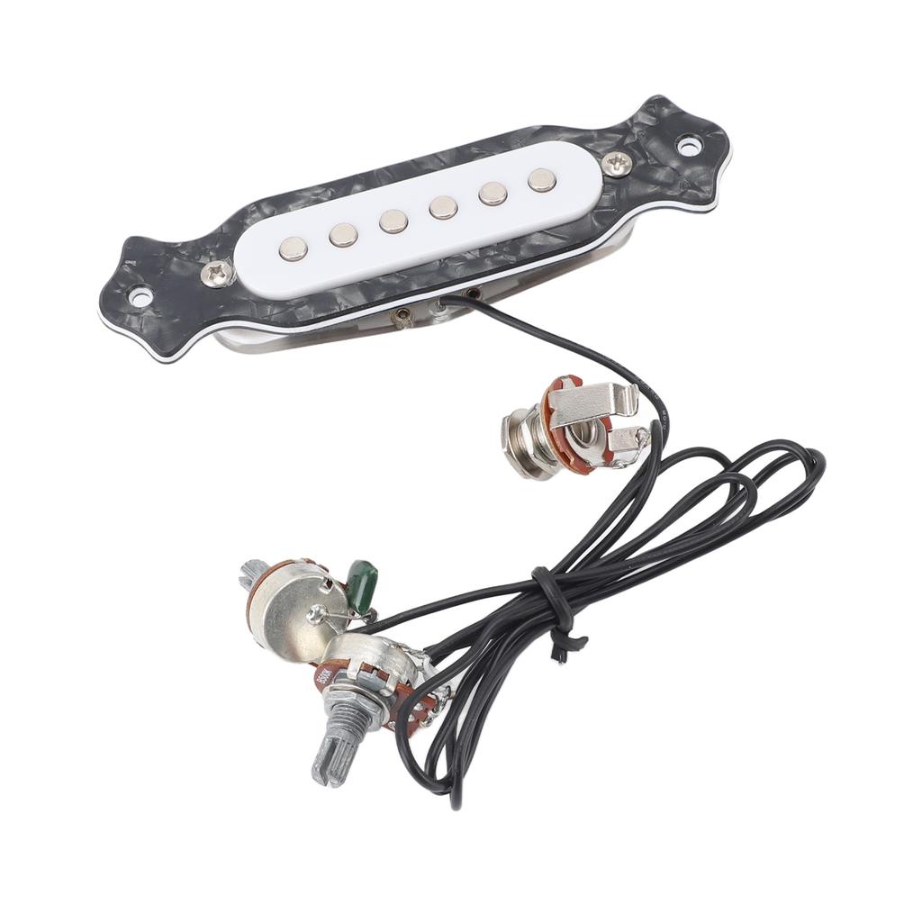 6-струнный сингловый звукосниматель, предварительно подключенный, замена звукоснимателя для электрогитары, с громкостью и тоном