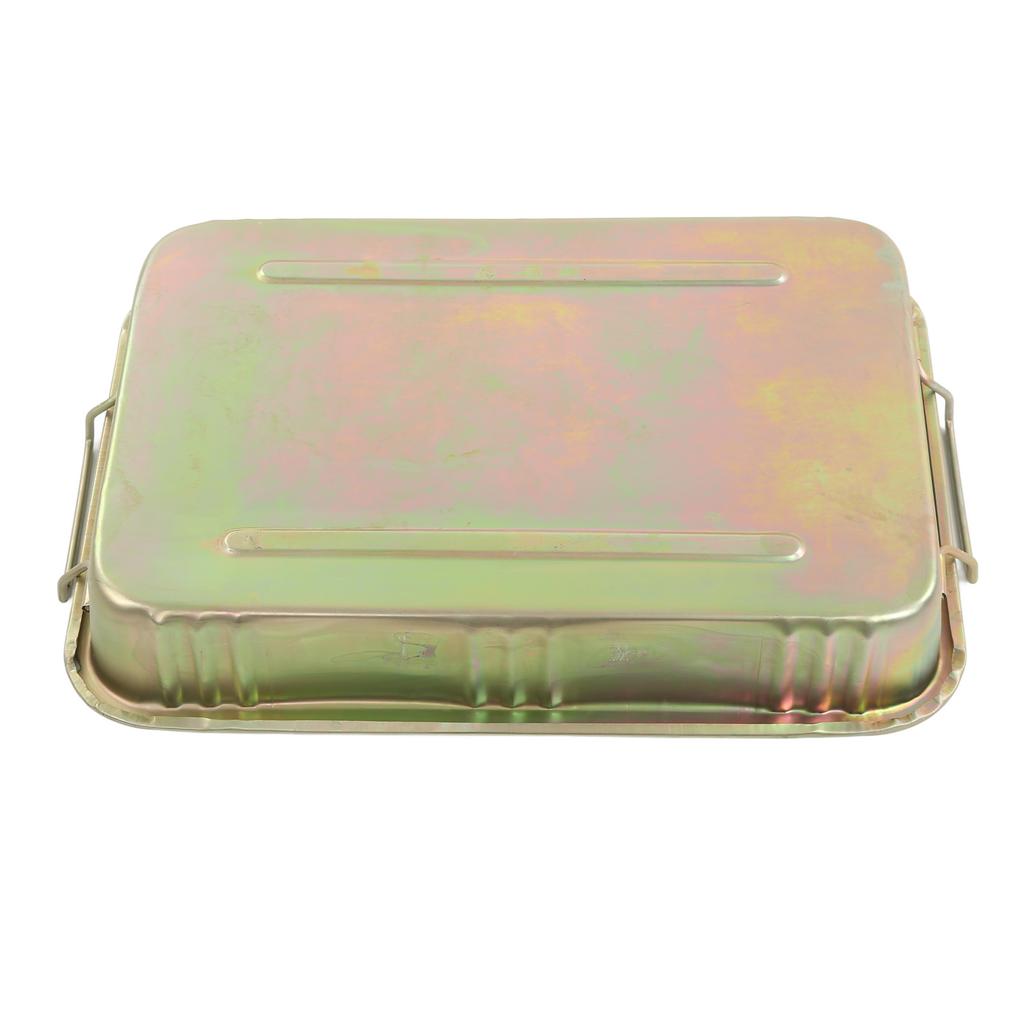 Оцинкованный поддон для сбора масла Профессиональный металлический контейнер-слив Инструмент для ремонта автомобиля