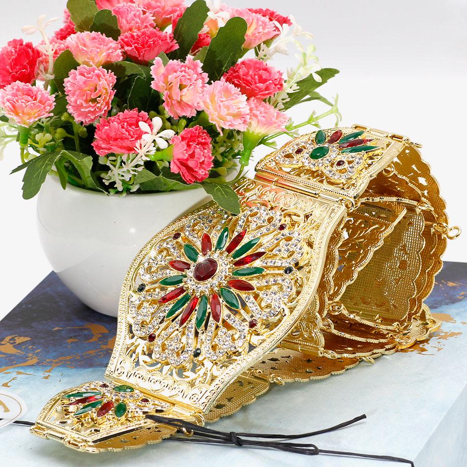 Элегантный золотой цветной пояс для платья для женщин, свадебные украшения для невесты, красочный пояс с кристаллами