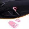 Pink Window Lift Switch Button Trim Frame For Benz Smart Fortwo 451 2010-15