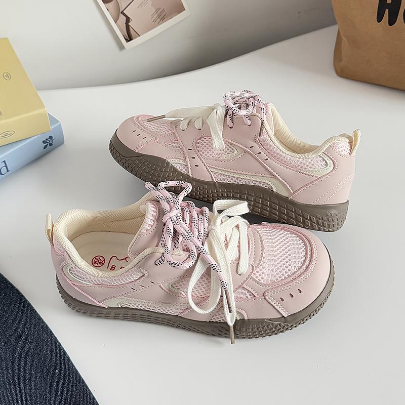 Модные женские кроссовки Летние Дышащие Сетчатые Легкие Походные Ботинки Модные Перекрестная Шнуровка Удобные Повседневные Туфли на Плоской Подошве Zapatos Mujer