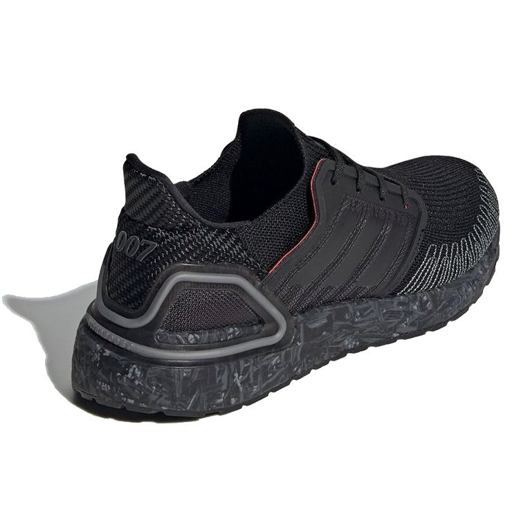 James Bond x adidas UltraBoost 20 No Time To Die - Core Black Унисекс Кроссовки Железный Металлик FY0646