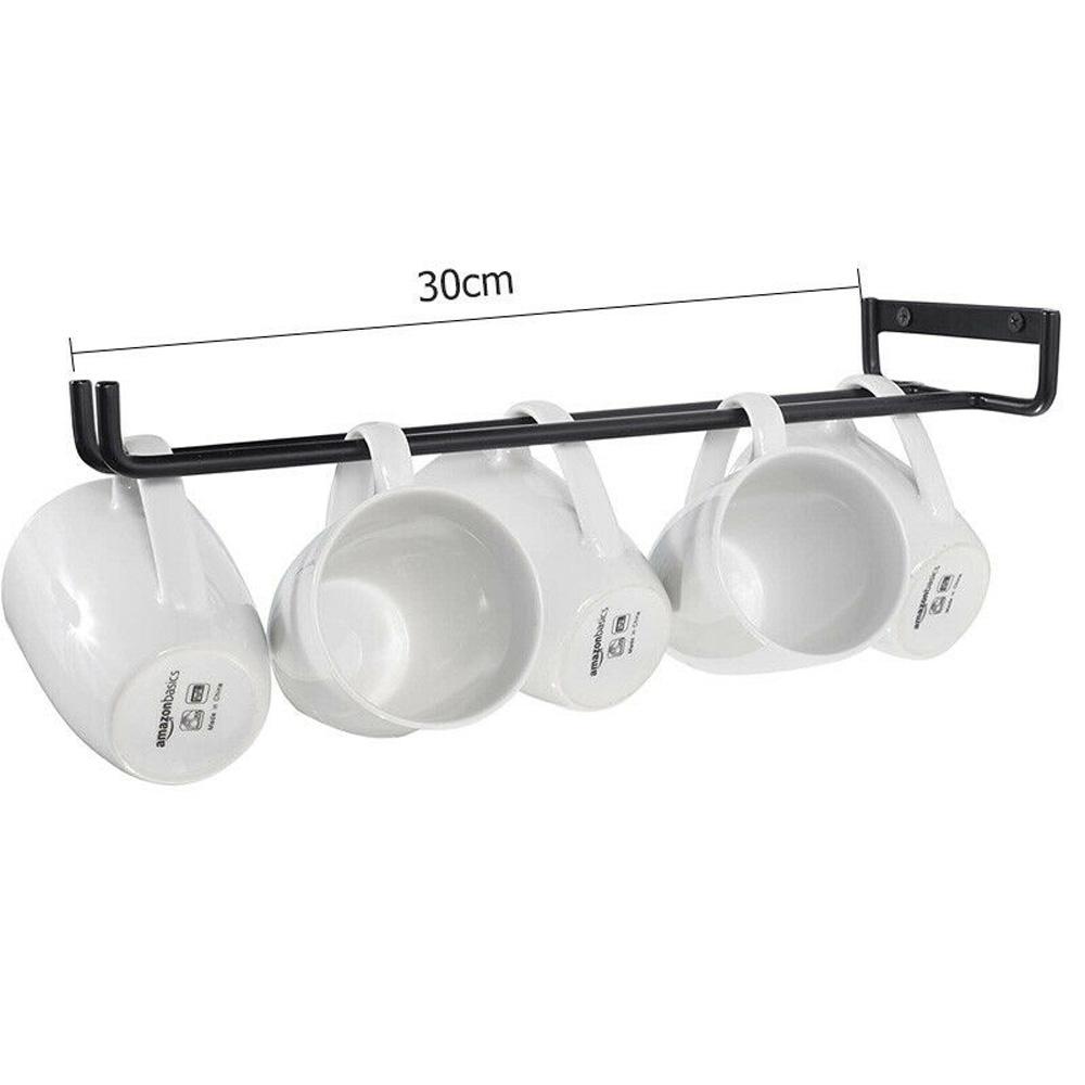 Decorative Cabinet Goblet Bar Stemware Cup Hanger Storage Shelf Hanging Rack Wine Glass Holder