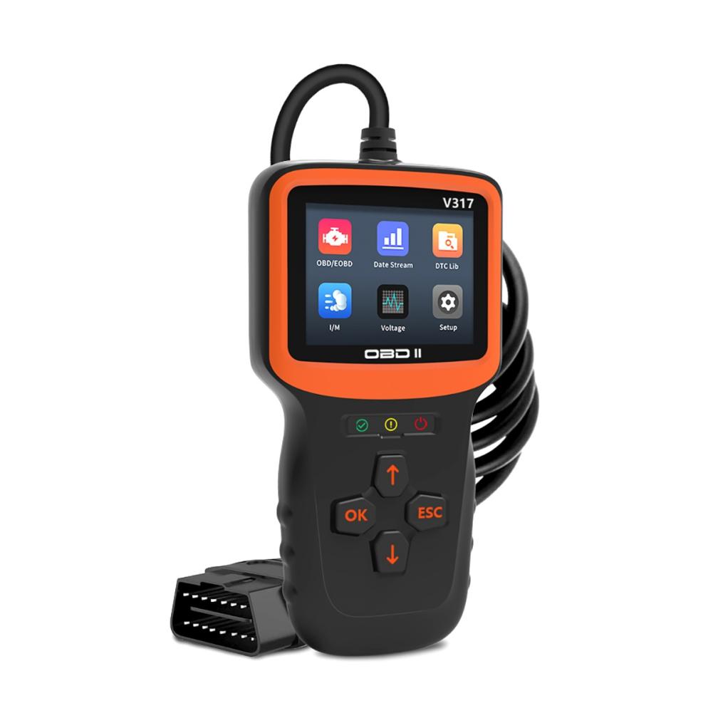Сканер OBD2 Считыватель кодов OBD и инструменты сканирования Автомобильный диагностический сканер двигателя для всех автомобилей с протоколом OBDII