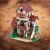 1404 детали MOC Серия 7 'Пиратская таверна' Строительные блоки Модель Конструкторы DIY Идея Рождественский подарок Креативное образование Кирпичики Дети