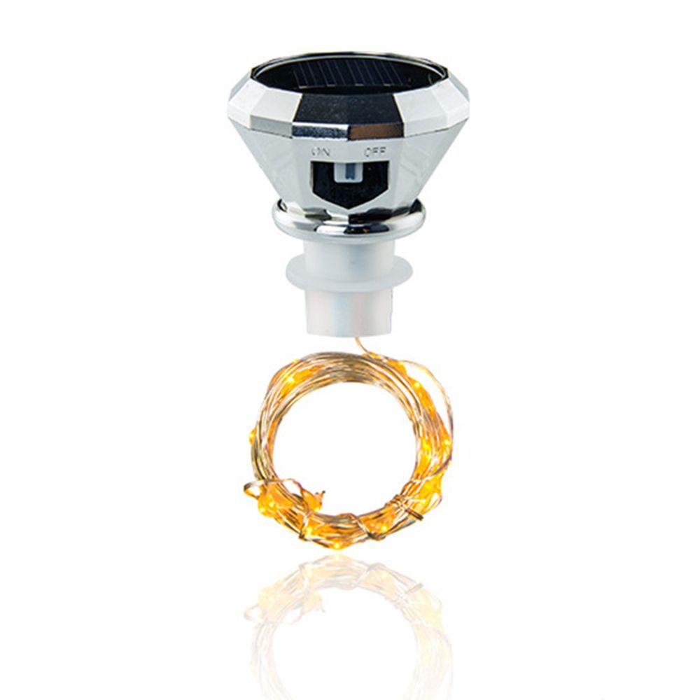 Солнечный свет для винных бутылок, солнечный гирлянда, солнечный ночник, винная бутылка, лампа на открытом воздухе