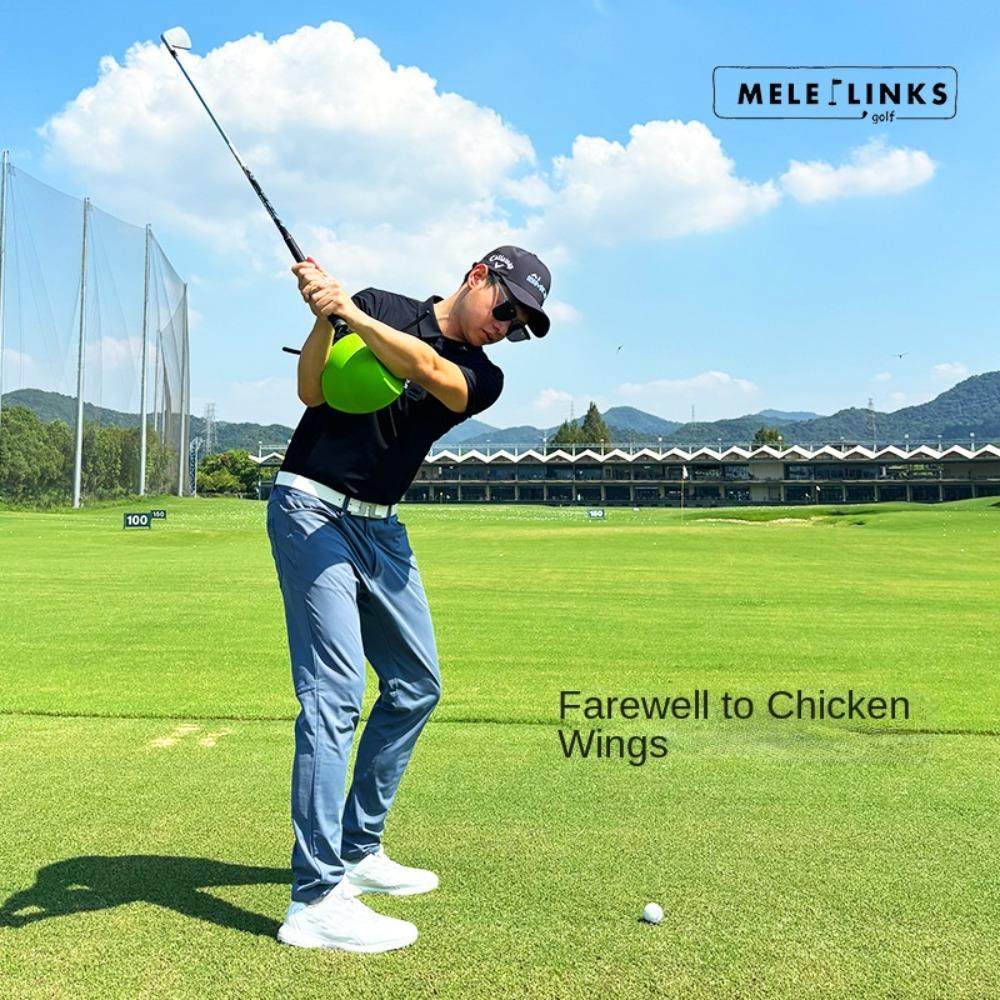 Training Aid Golf Swing Trainer Alignment Rod Head Connecting Ball New Chicken Wings Corrector
