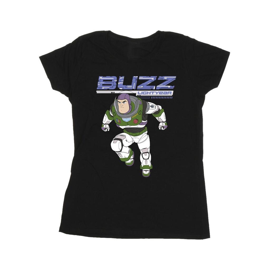 Disney Womens/Ladies Lightyear Buzz Jump To Action Cotton T-Shirt