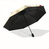 1pc Christmas Automatic Umbrella 8-Bone Design Compact Gear for Outdoor Travel, Perfect Holiday Gift  yy250827085