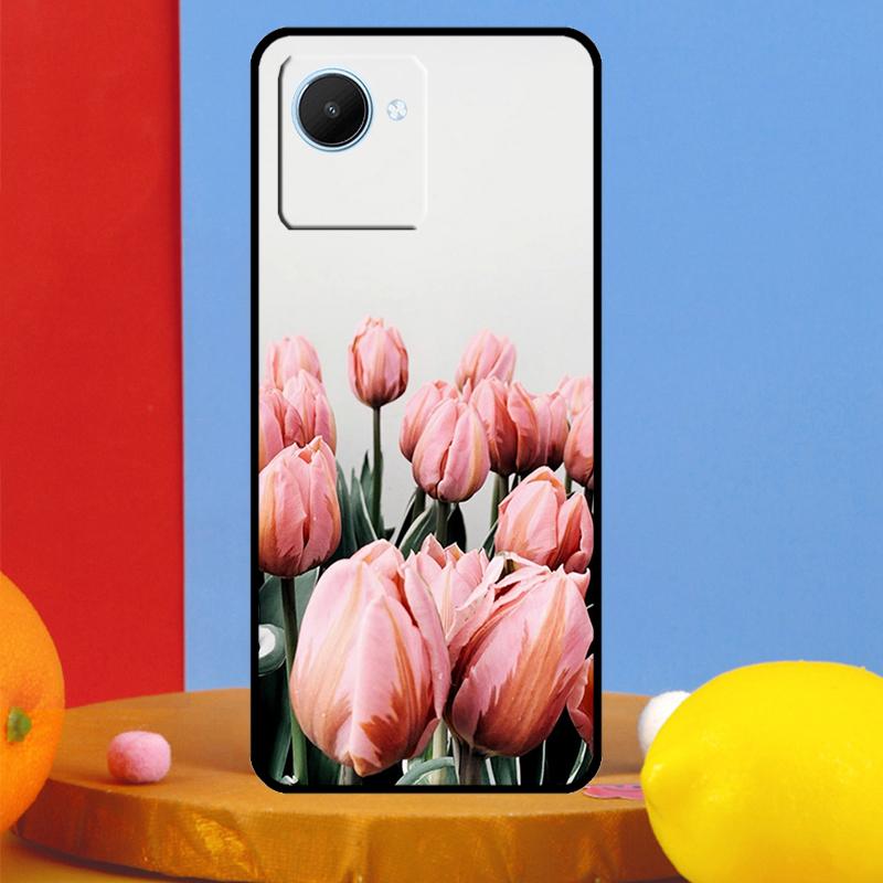 Цветы Тюльпаны Для Realme GT7 Pro GT6 10 11 12 13 14 15 Pro Plus C55 C67 C63 C61 C53 C35 C65 C75 C71 Чехол