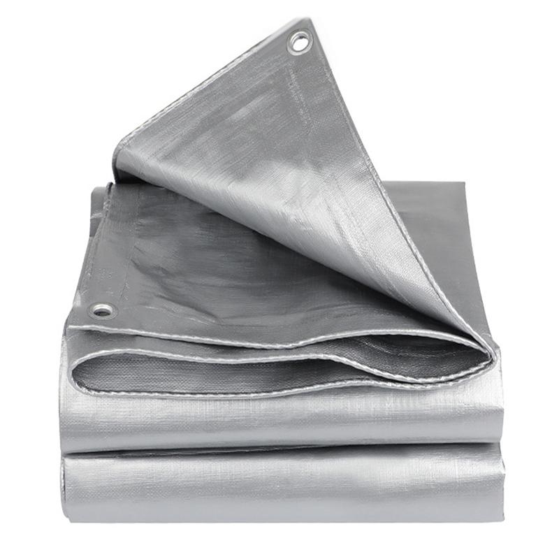 Thickened Sunshade Tarpaulin Truck Outdoor Sunscreen Tarpaulin Waterproof Double Silver Sunshade Cloth Rainproof Cloth