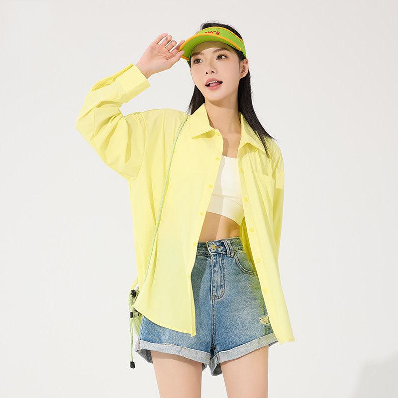 Big brand light and thin sunscreen blue shirt women's summer 1011 new UV protection sunscreen shirt cool cardigan jacket