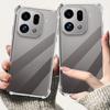 Чехол для OPPO Find X9 Pro FindX9 Прозрачная силиконовая задняя крышка FindX9Pro X9Pro X 9 5G Глобальный Ударопрочный Funda Мягкий корпус TPU Coque
