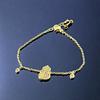 [Gold Chain Gourd Shadow] Guochao Wind Sweet And Cool Medieval Full Diamond Zircon Gourd Bracelet Light Luxury High-End Niche Jewelry