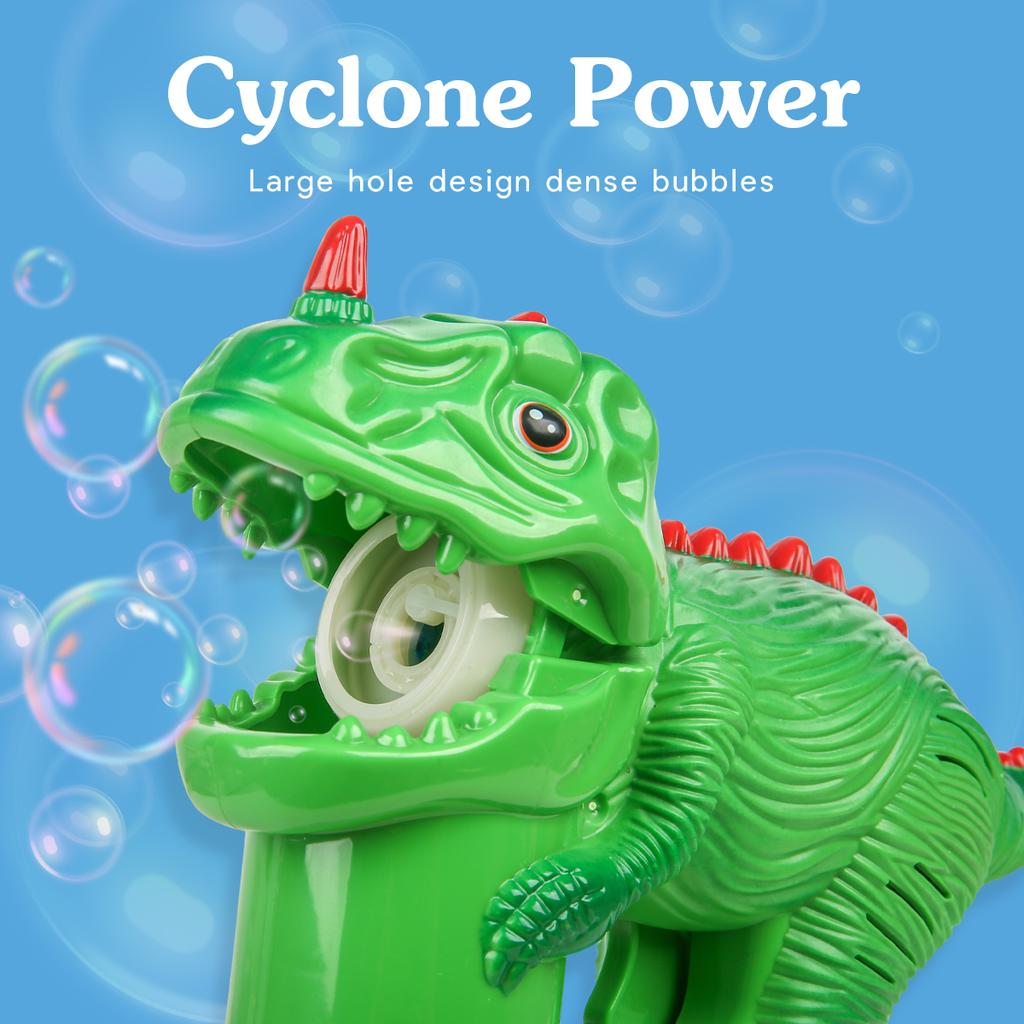 Light-Up Dino Bubble Gun Bubble Machine Dinosaur Bubble Blower Summer Wedding Gift Birthday Party Favors Bubbles for Kids