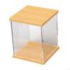 Acrylic Display Case Clear Box, Countertop Cube for Collectibles, Action Figures, Miniature