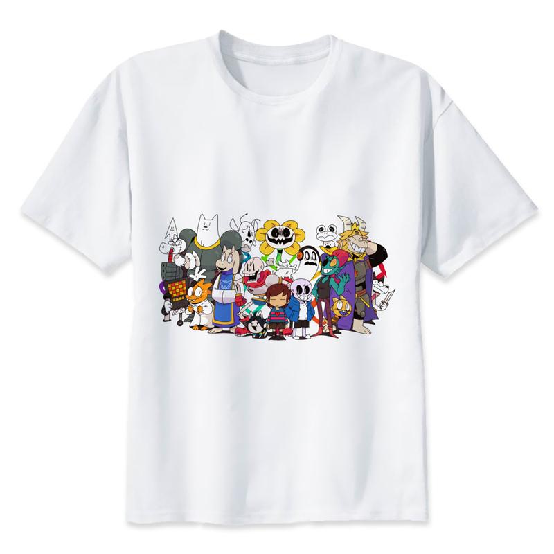 Футболка Undertale ИГРА Undertale sans и papyrus Футболка Футболки Рубашка череп брат аниме мужская/женская футболка смешные Топы