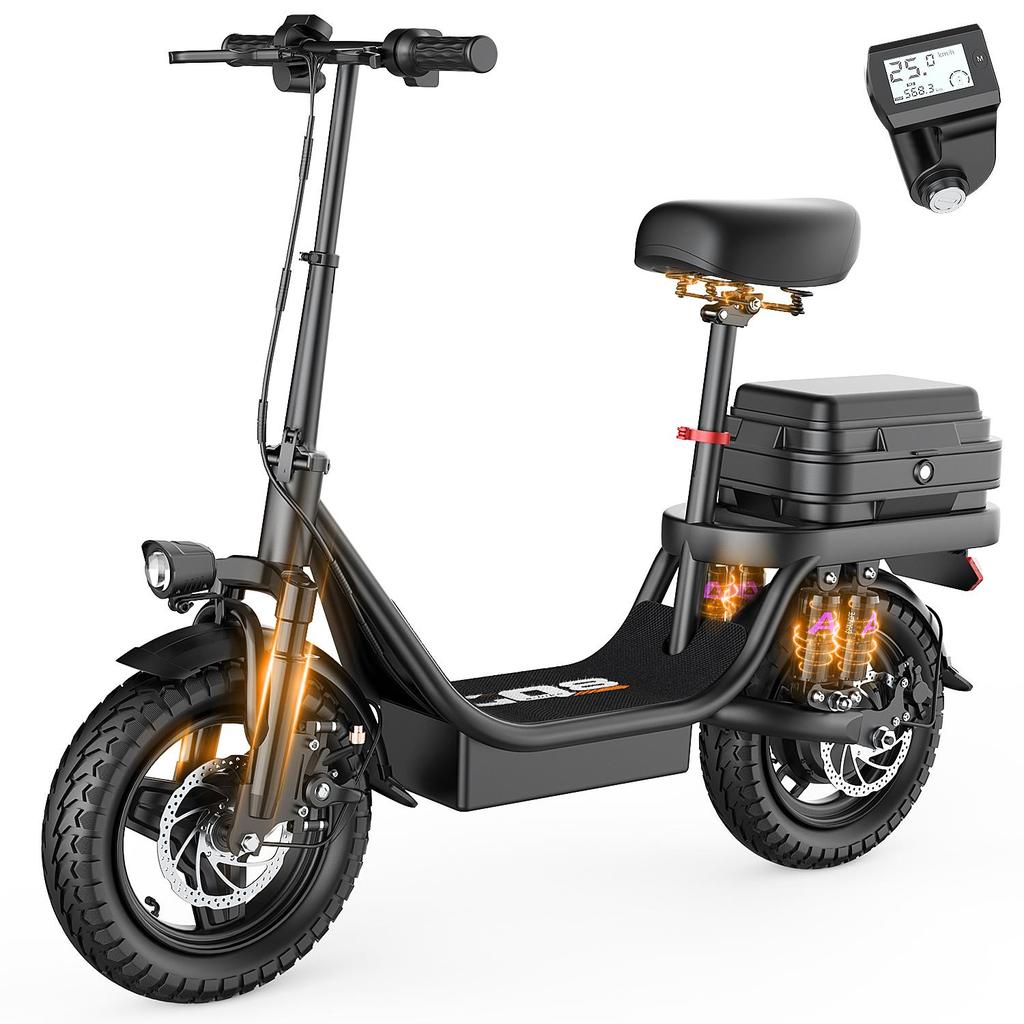Toofly GQ8 Multi Terrain Folding Electric Scooter 48V15AH Battery 250W Motor 14 Inch Road Tire City Outdoor E-Scooter