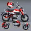 1/12 Honda Monkey игрушечный мотоцикл литой металлической модели супер спортивная миниатюрная коллекция звук и свет подарок для мальчиков